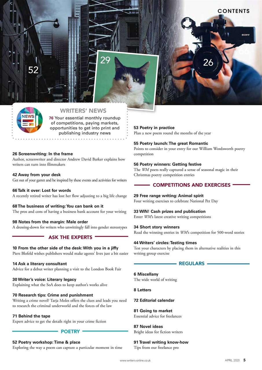 Writing Magazine Preview Pages