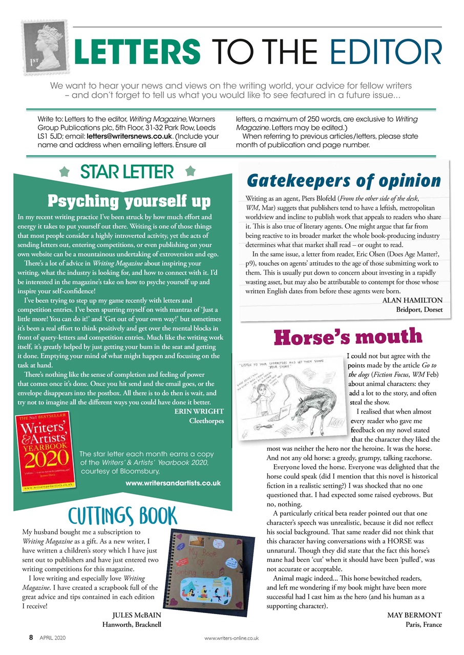 Writing Magazine Preview Pages