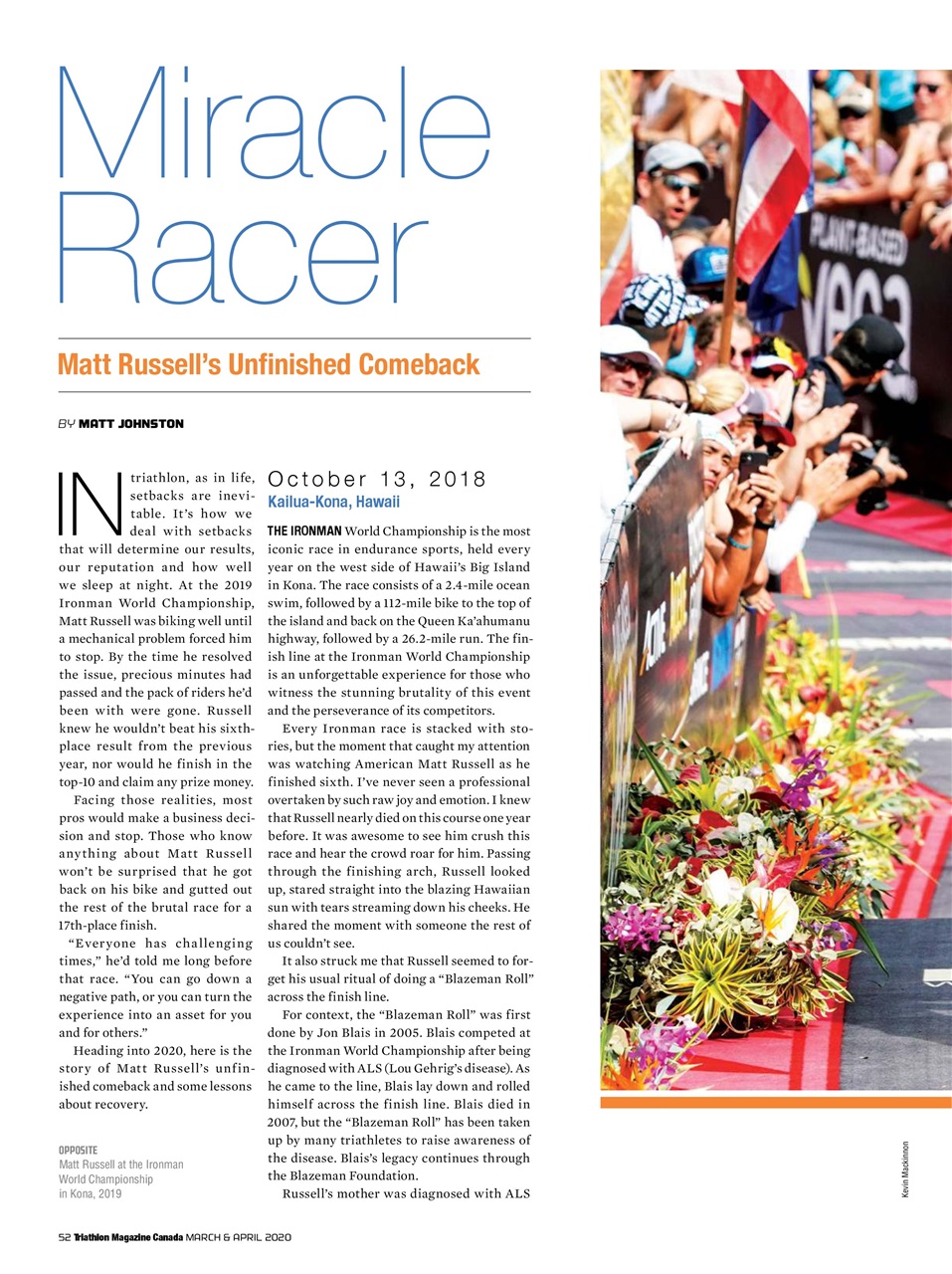 Triathlon Magazine Canada Preview Pages