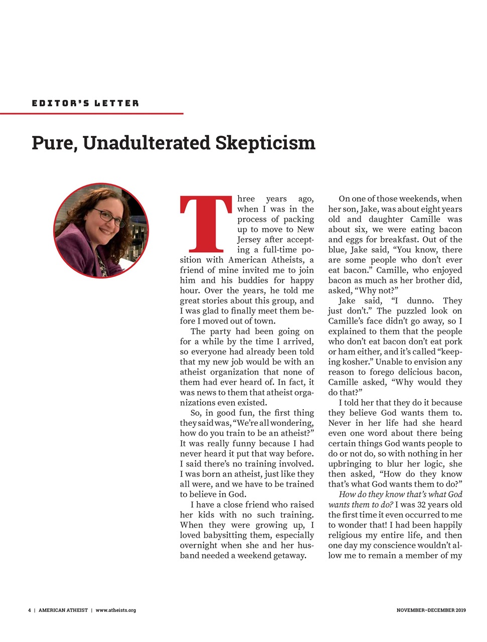 American Atheist Preview Pages