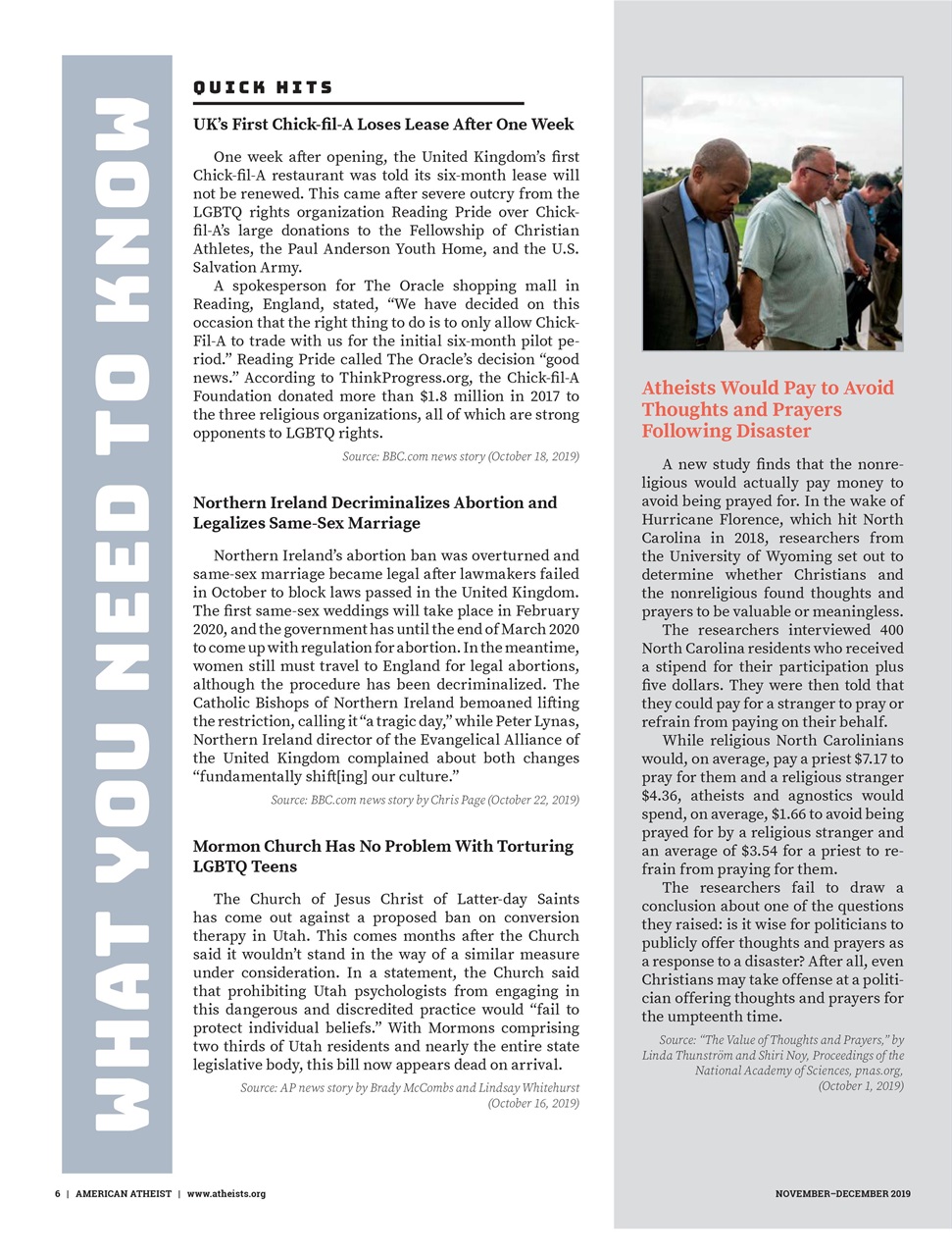 American Atheist Preview Pages