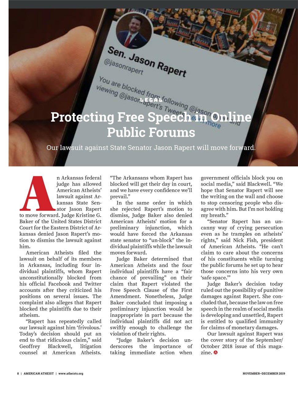 American Atheist Preview Pages