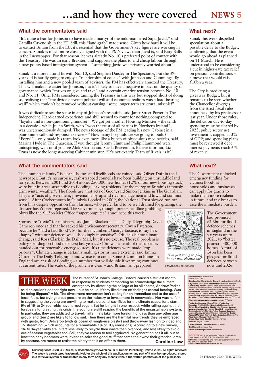 The Week Preview Pages