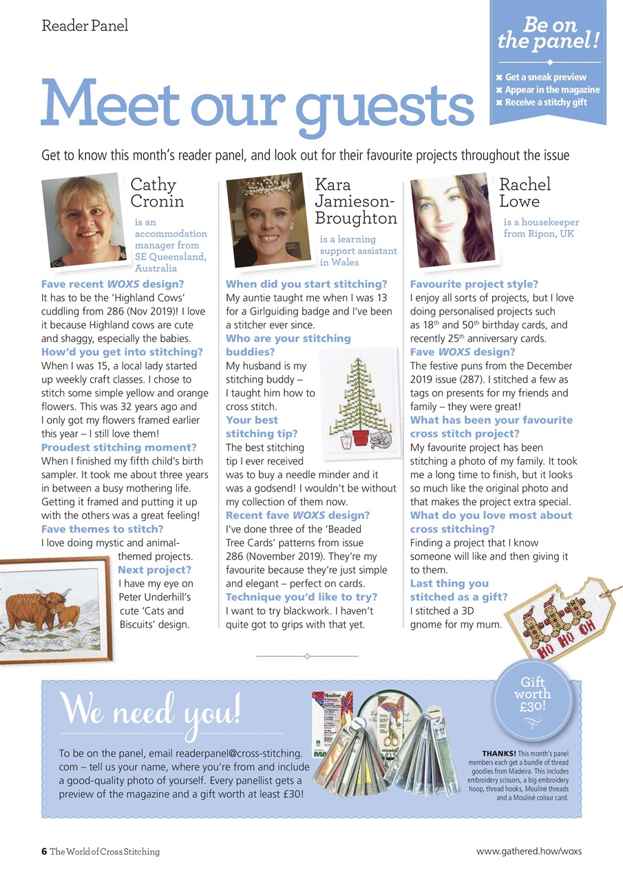 The World of Cross Stitching Preview Pages