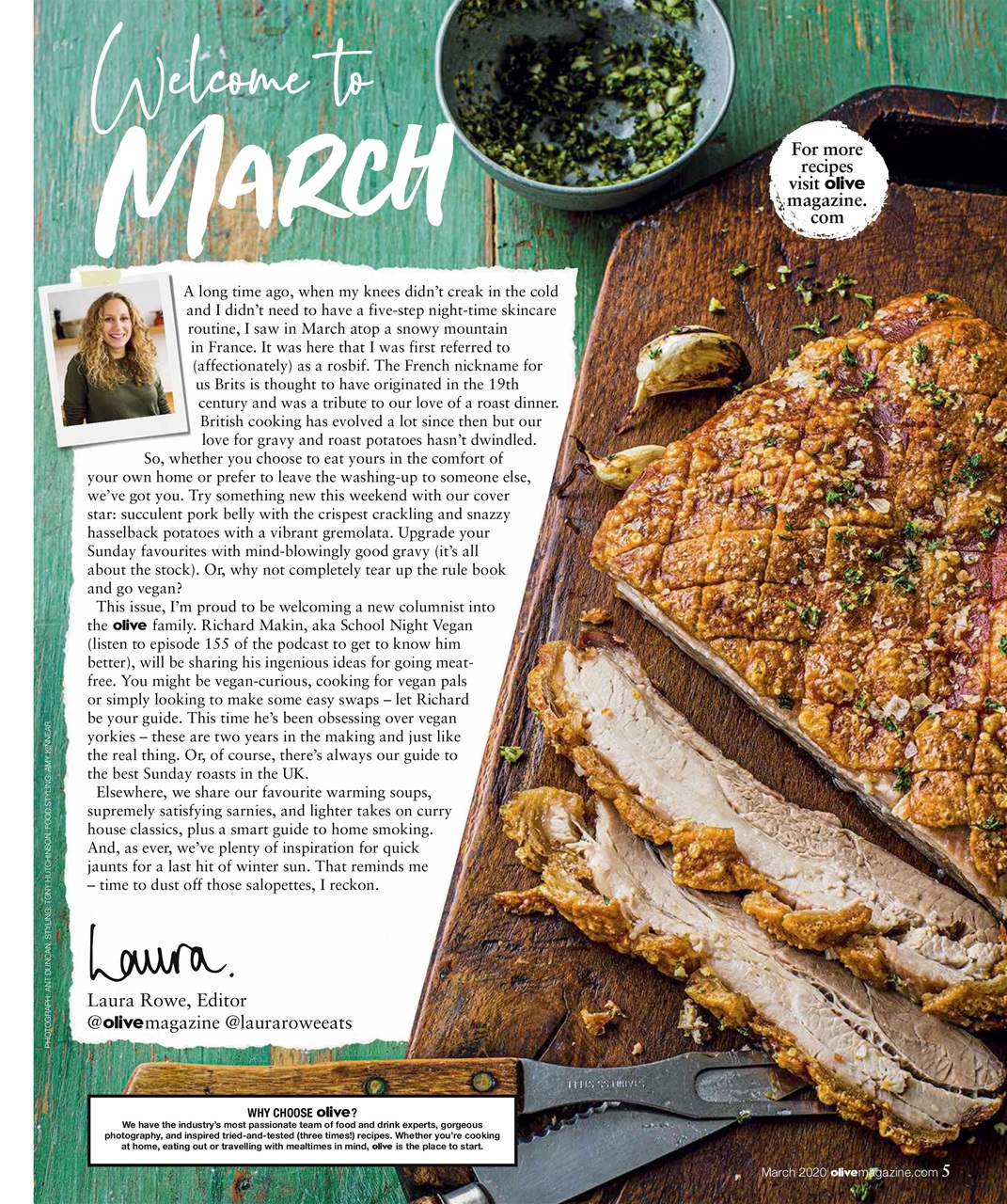 Olive Magazine Preview Pages