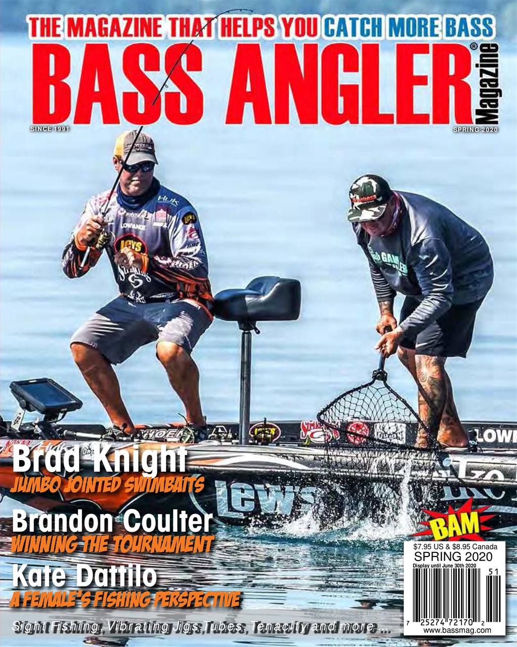 BASS ANGLER MAGAZINE Preview Pages