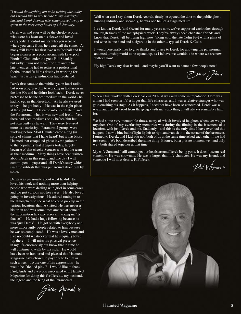 Haunted Magazine Preview Pages