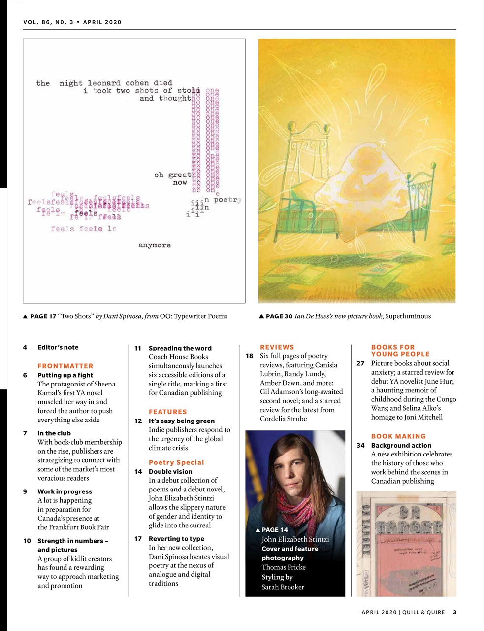 Quill & Quire Preview Pages