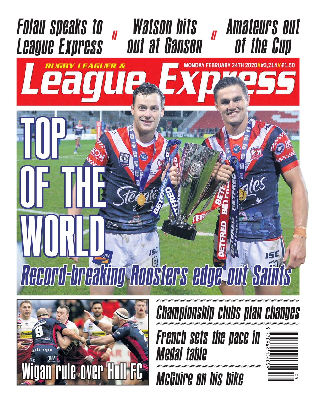 League Express Preview Pages