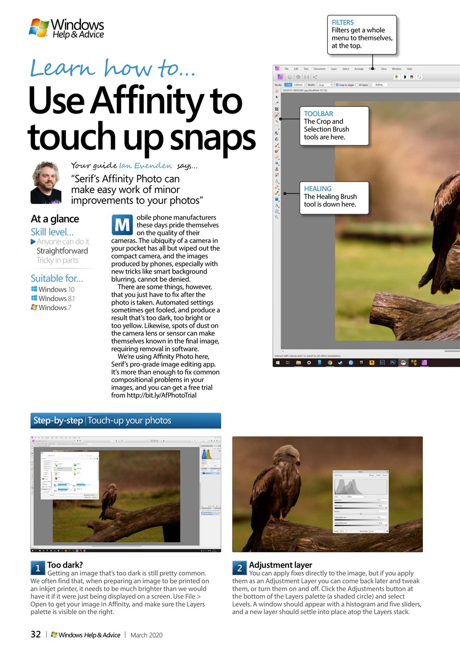 Windows Help & Advice Preview Pages