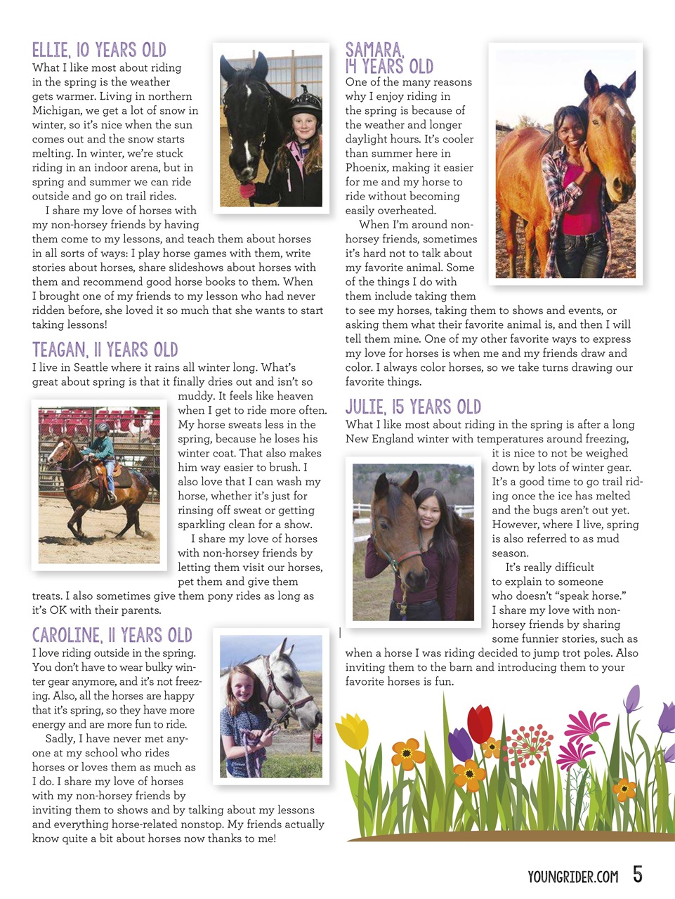 Young Rider Magazine Preview Pages