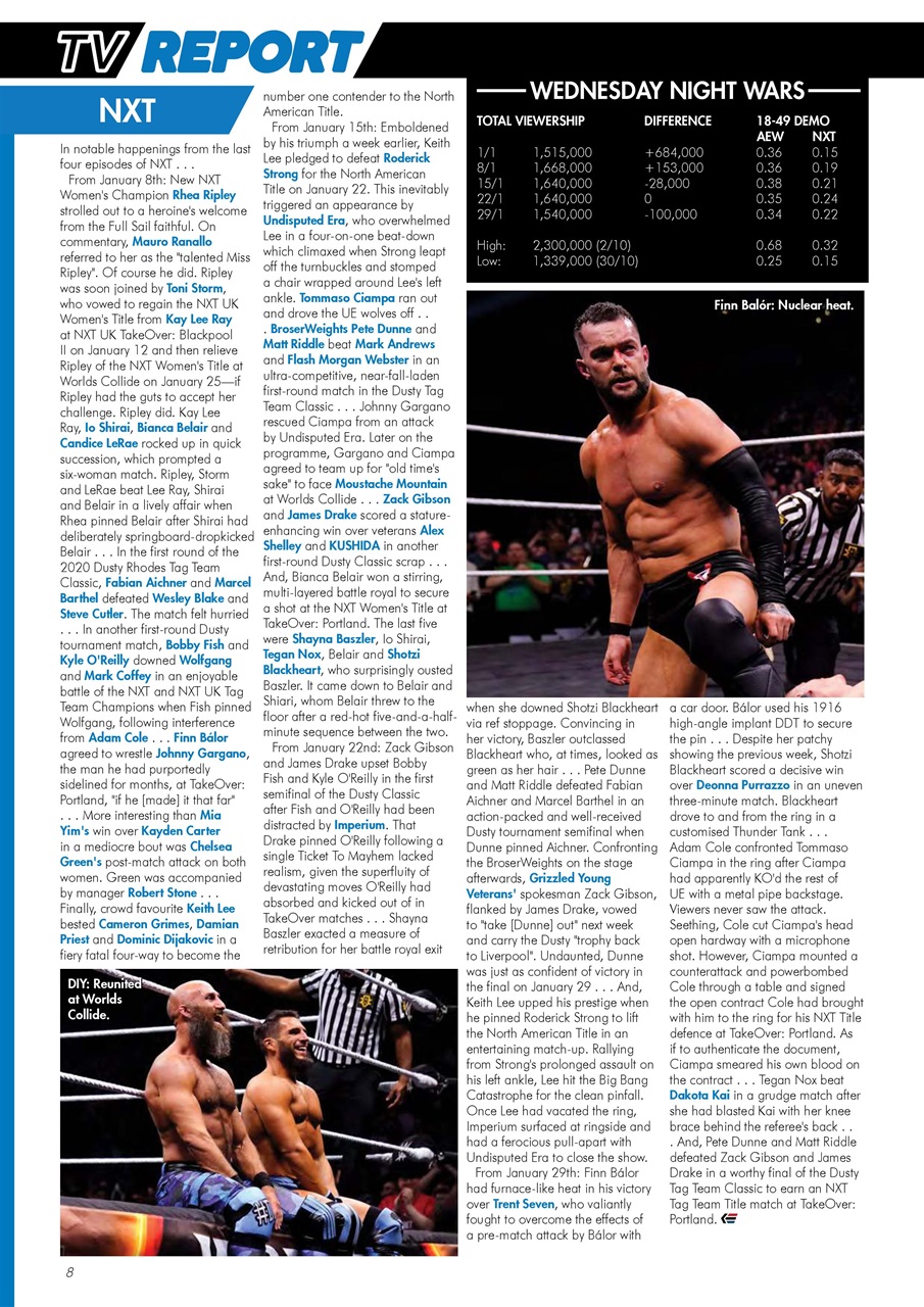 Wrestletalk Magazine Preview Pages