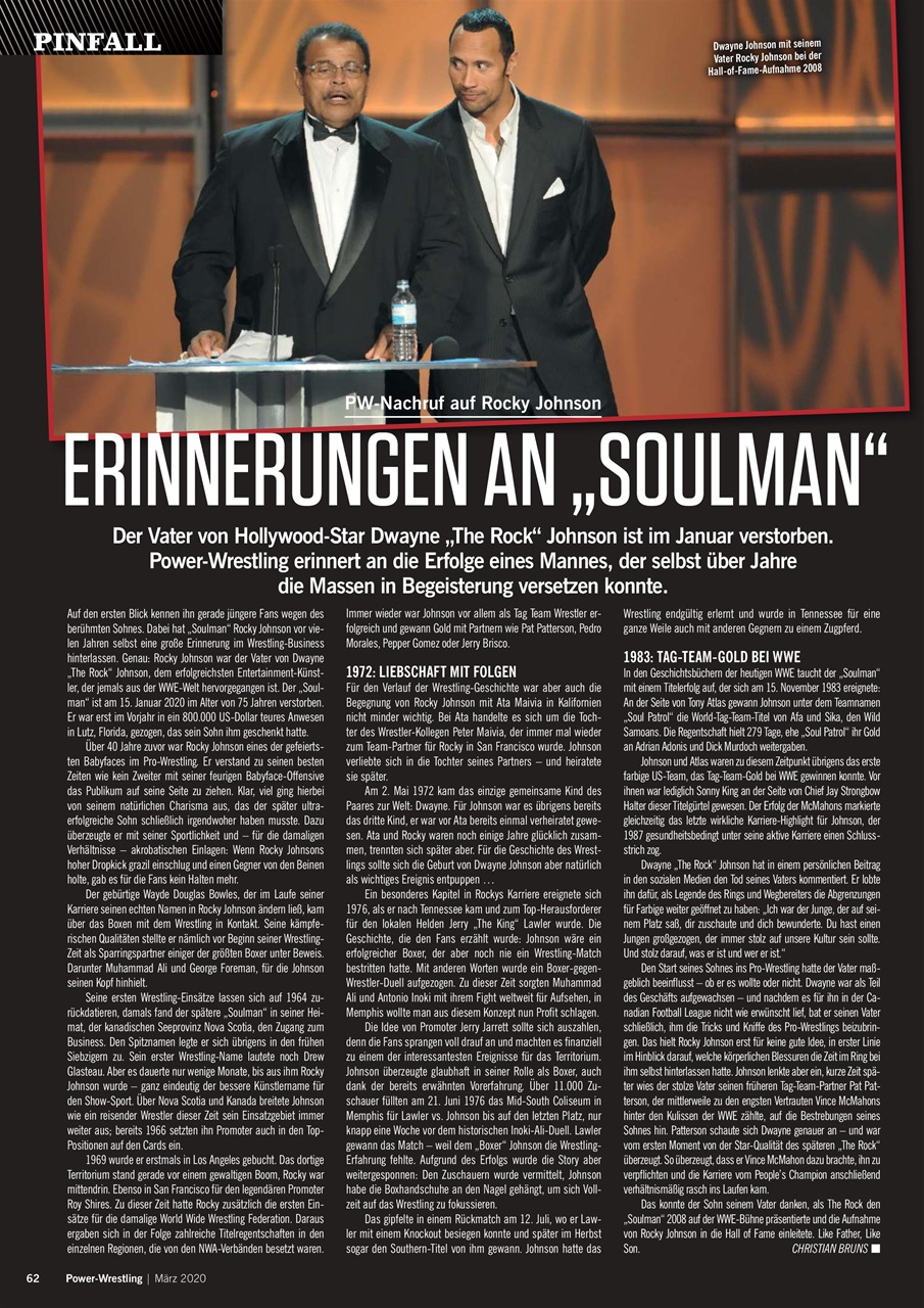 Power-Wrestling Preview Pages
