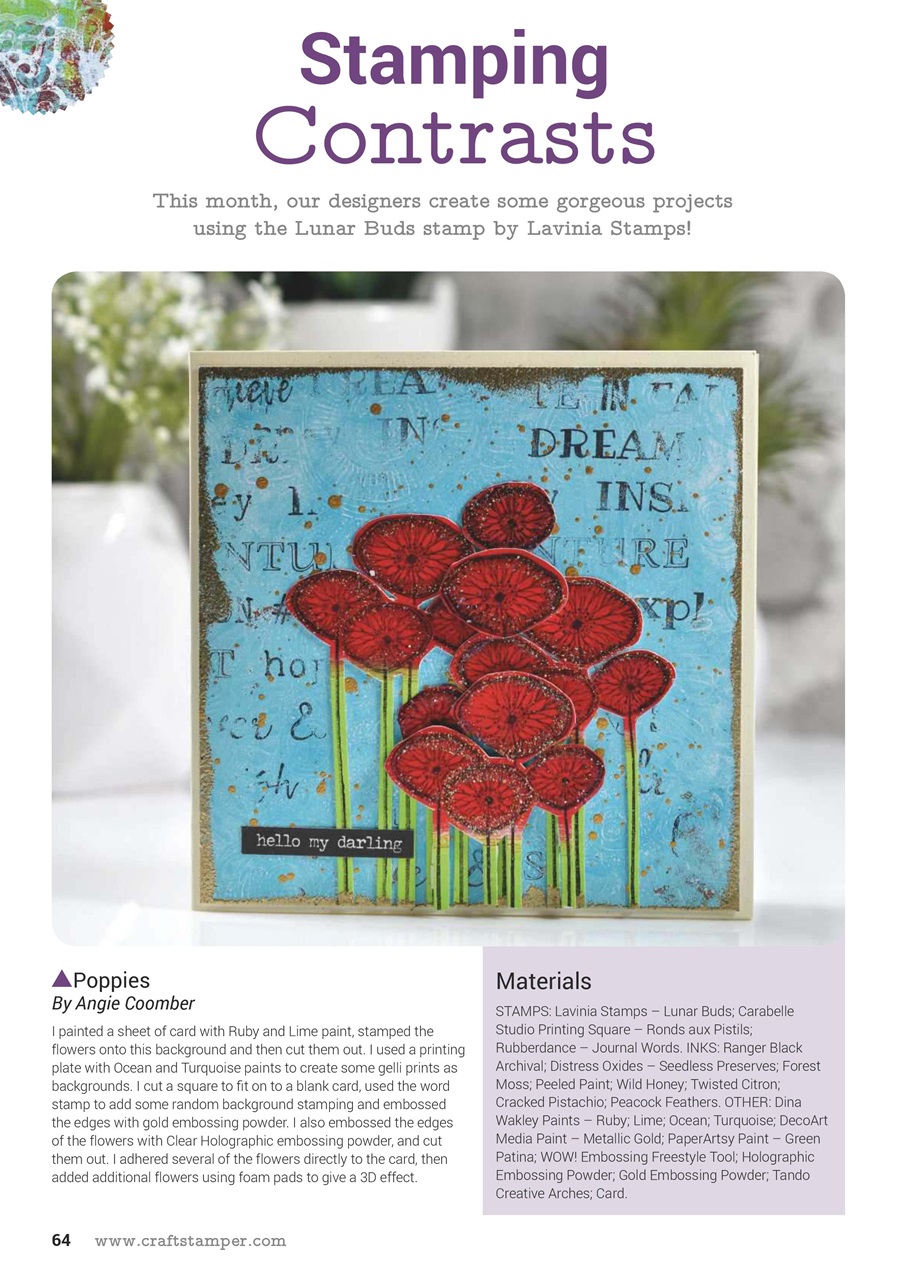 Craft Stamper Preview Pages