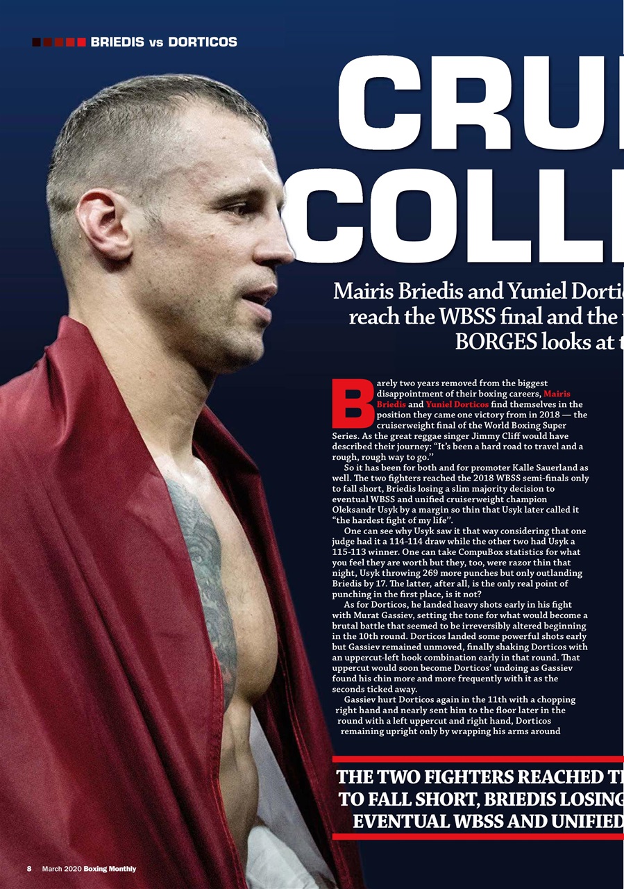 Boxing Monthly Preview Pages