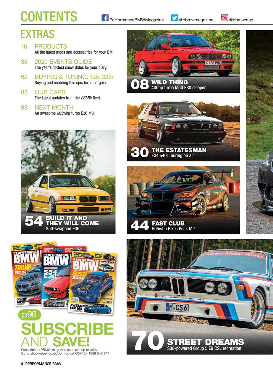 Performance BMW Preview Pages