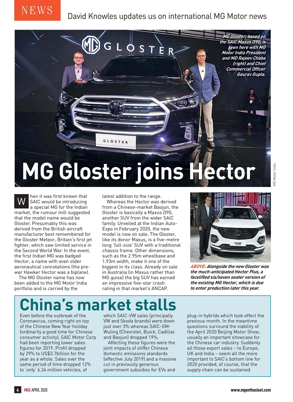 MG Enthusiast Preview Pages