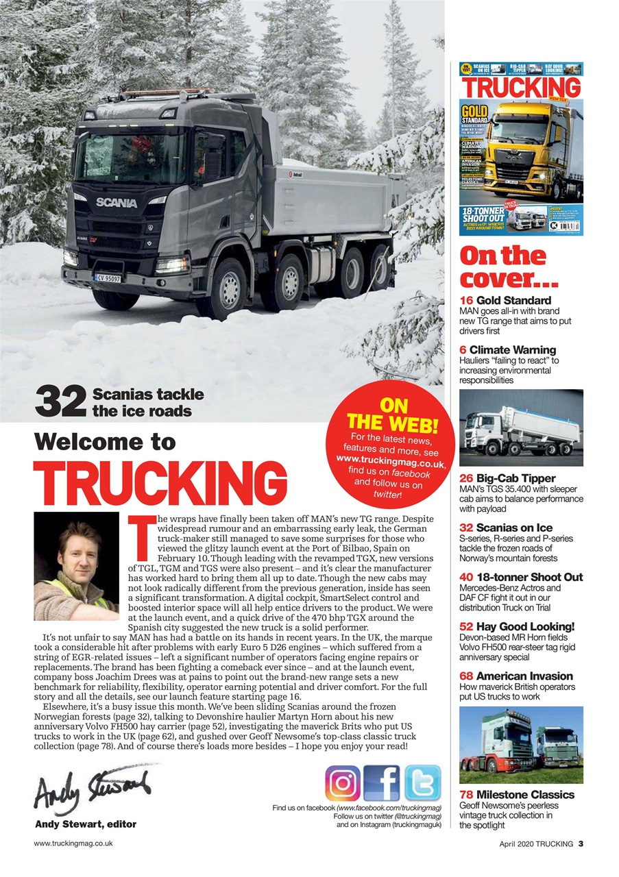 Trucking Magazine Preview Pages