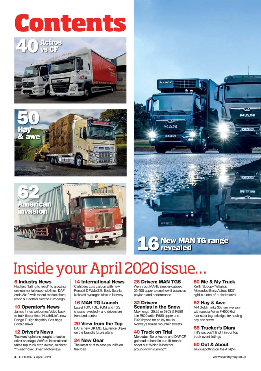 Trucking Magazine Preview Pages