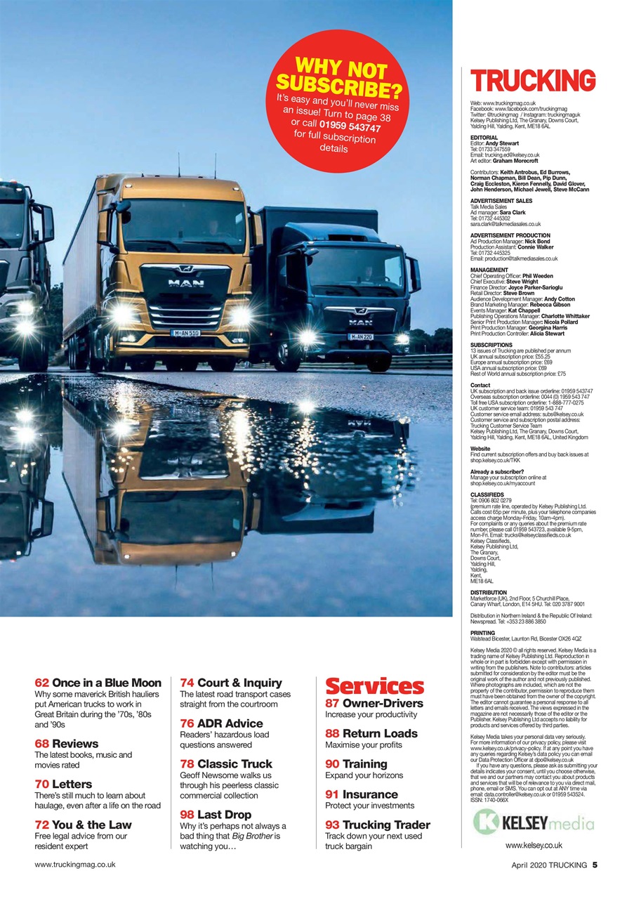 Trucking Magazine Preview Pages