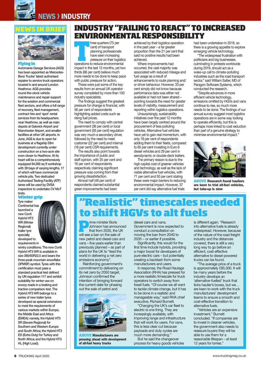 Trucking Magazine Preview Pages