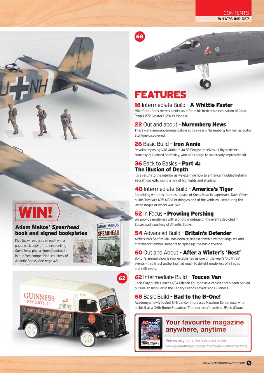 Airfix Model World Preview Pages