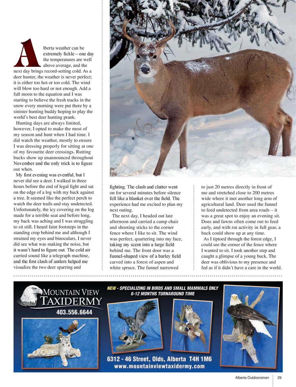 Alberta Outdoors Preview Pages