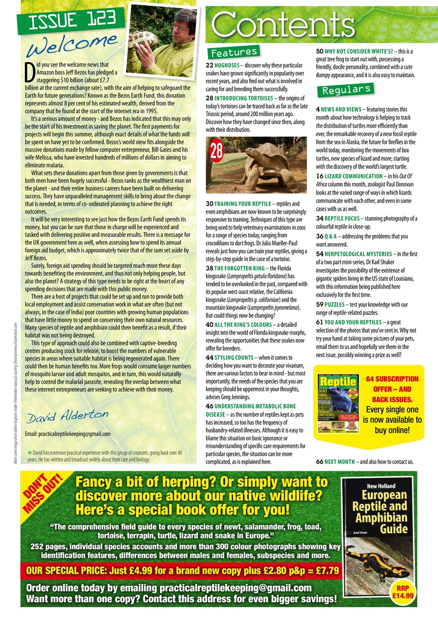 Practical Reptile Keeping Preview Pages
