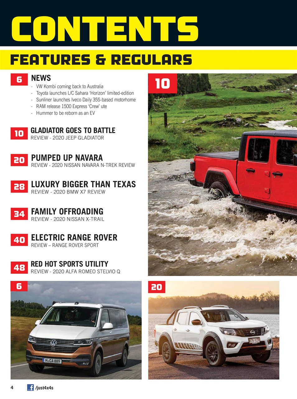 JUST 4X4S Preview Pages