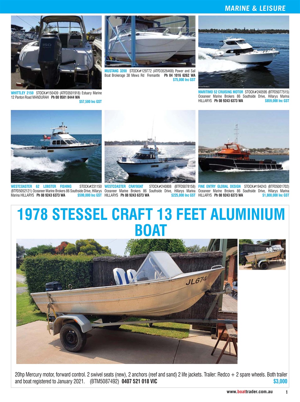 Boat Trader Australia Preview Pages