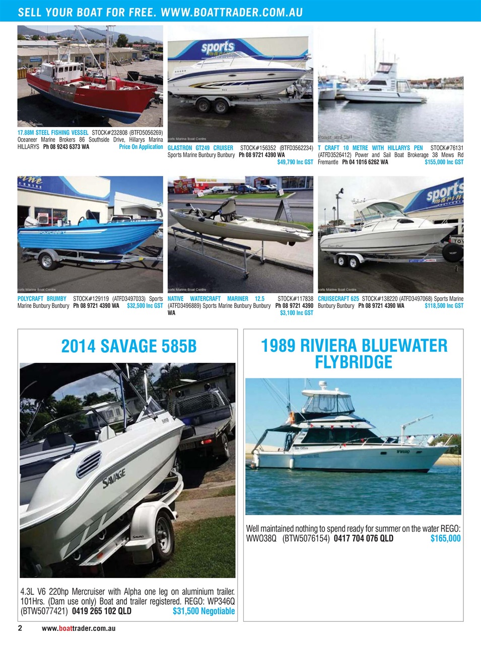 Boat Trader Australia Preview Pages