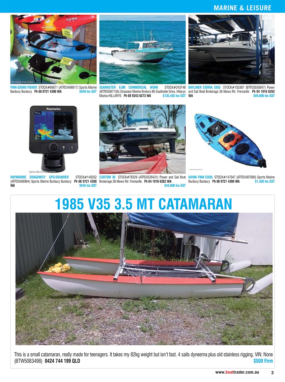 Boat Trader Australia Preview Pages