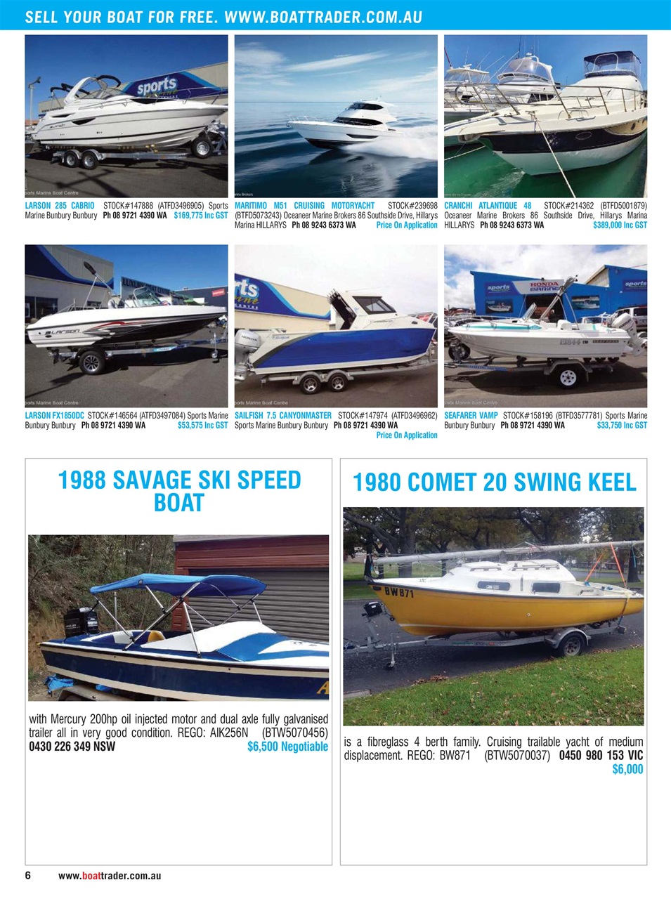 Boat Trader Australia Preview Pages