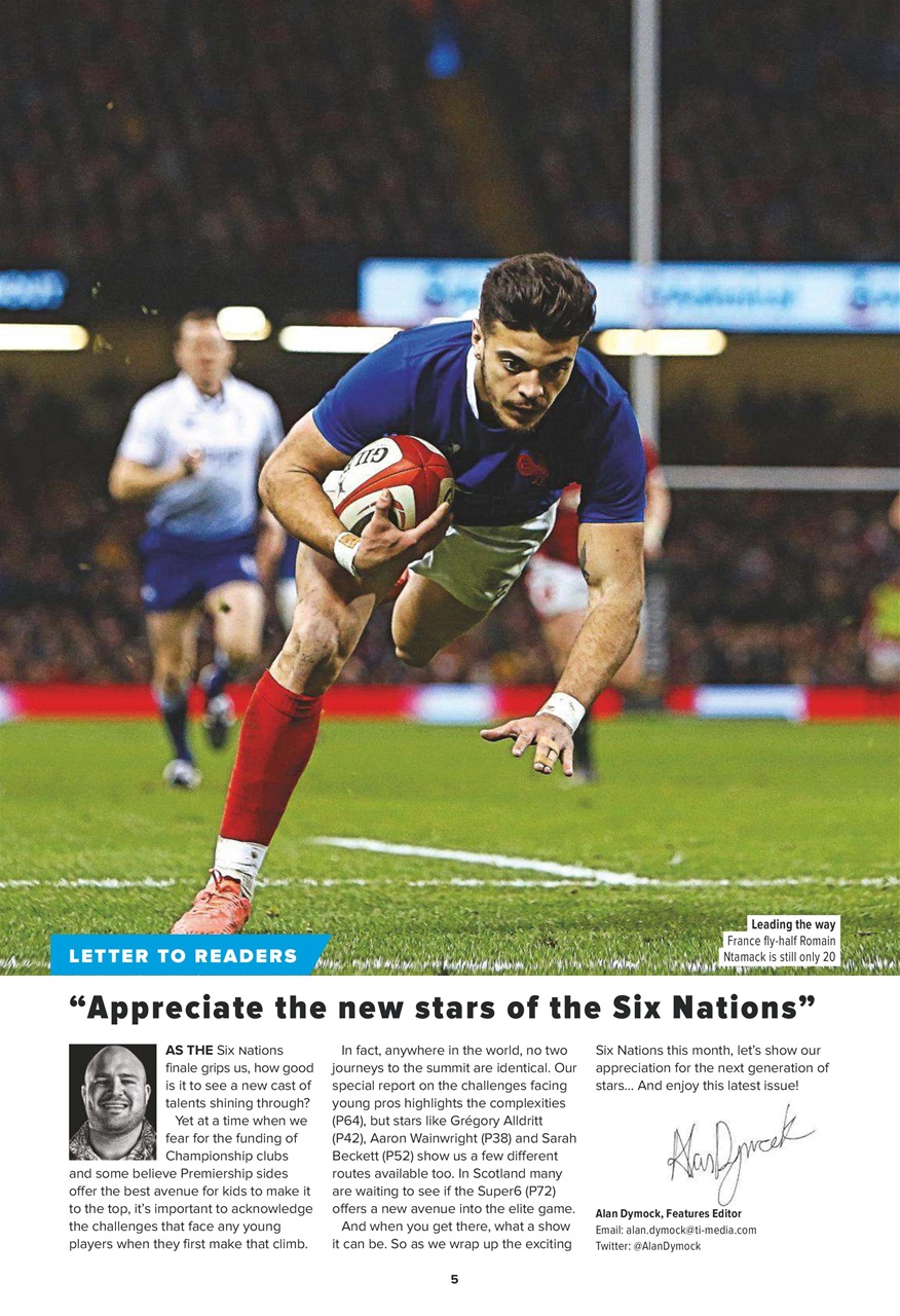 Rugby World Preview Pages