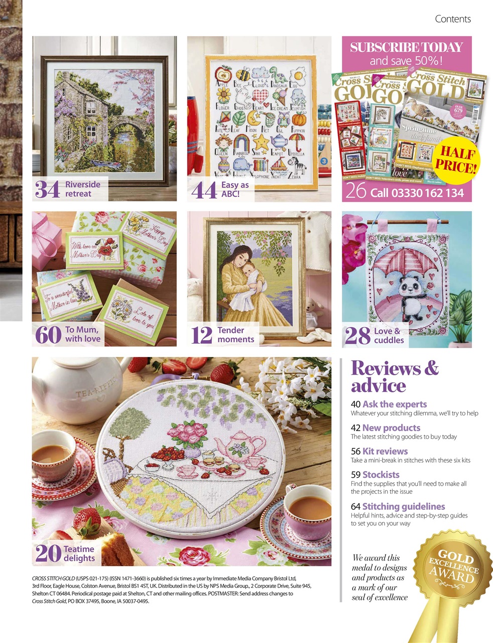 Cross Stitch Gold Preview Pages