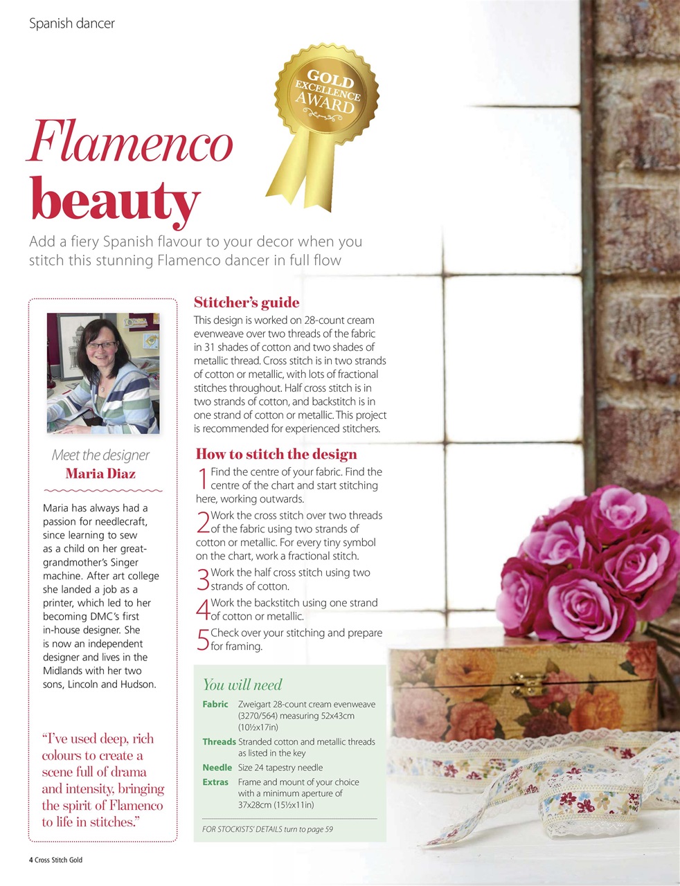 Cross Stitch Gold Preview Pages