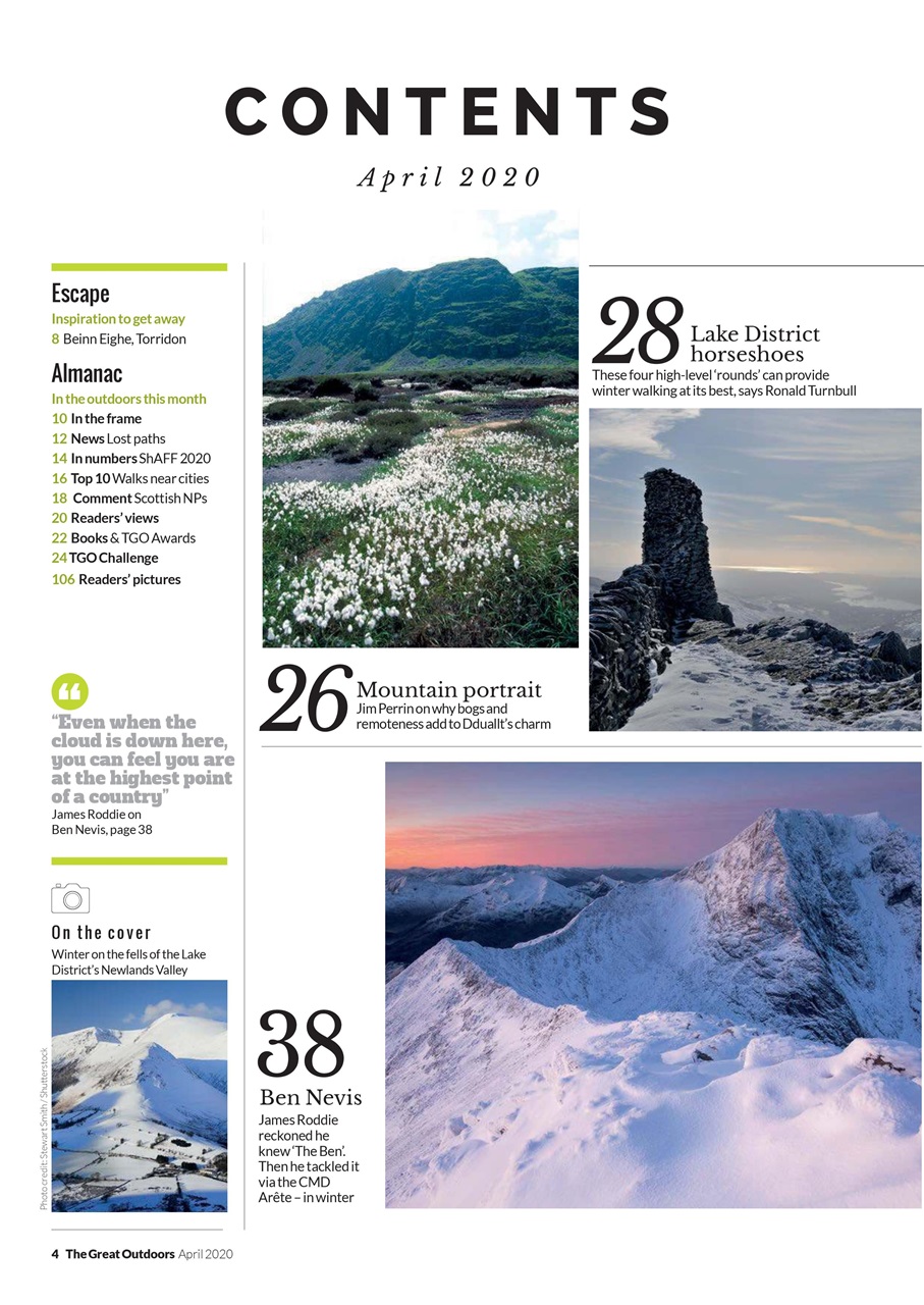 TGO - The Great Outdoors Magazine Preview Pages