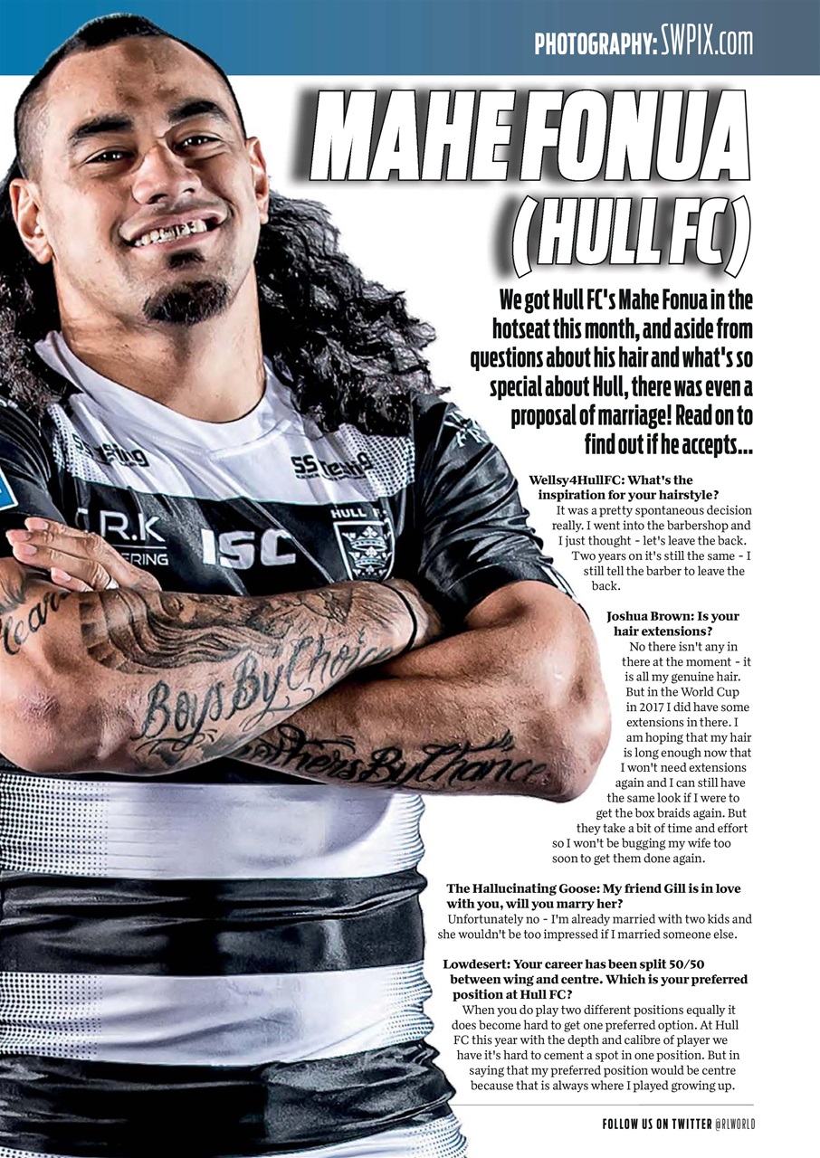 Rugby League World Preview Pages