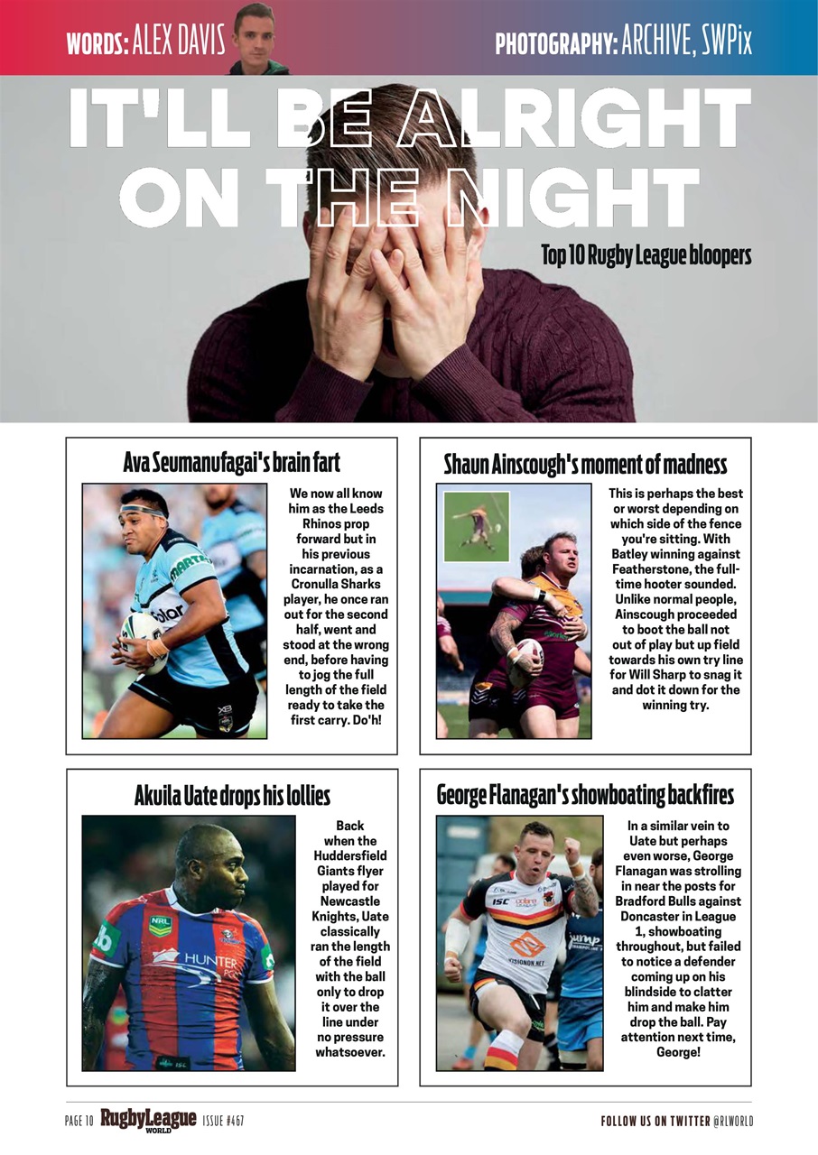 Rugby League World Preview Pages