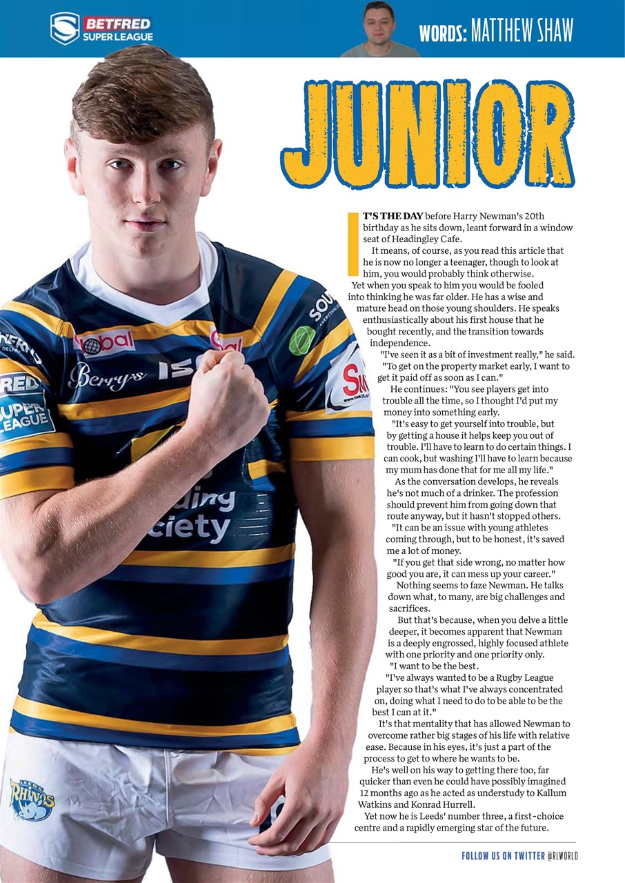 Rugby League World Preview Pages
