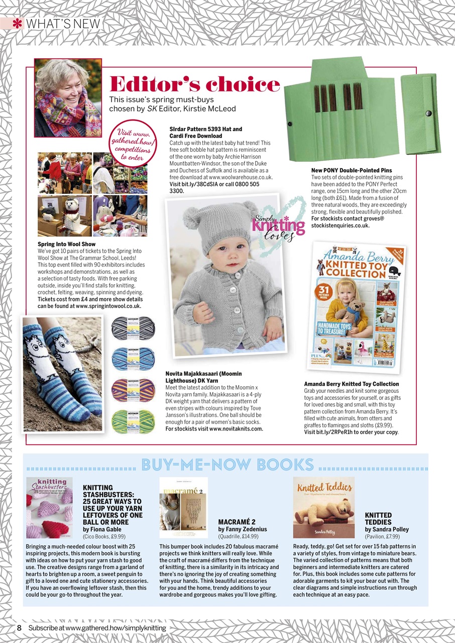 Simply Knitting Preview Pages