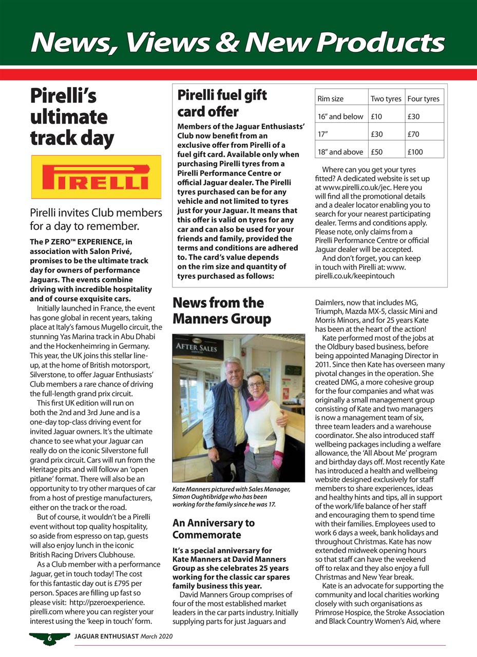 Jaguar Enthusiast Preview Pages