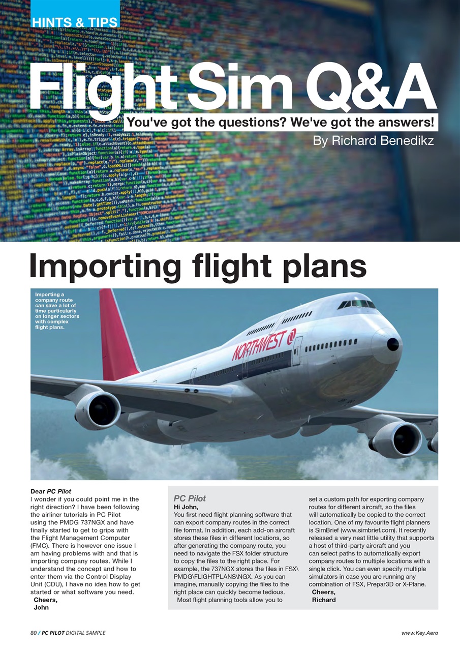 PC Pilot Preview Pages