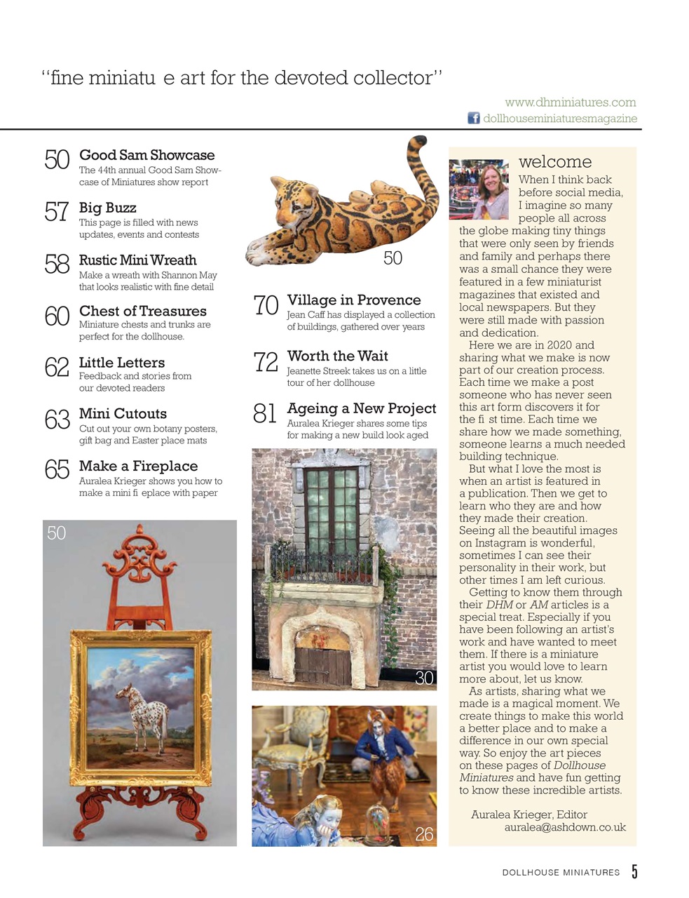 Dollhouse Miniatures Preview Pages