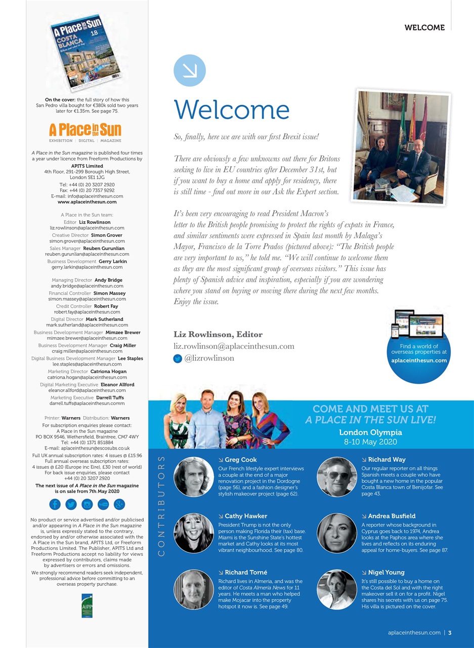 A Place in the Sun Magazine Preview Pages