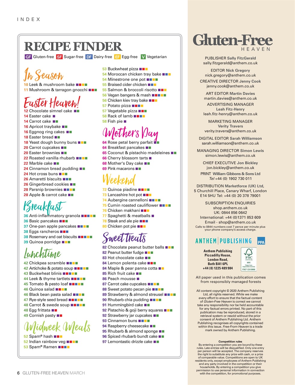 Gluten-Free Heaven Preview Pages