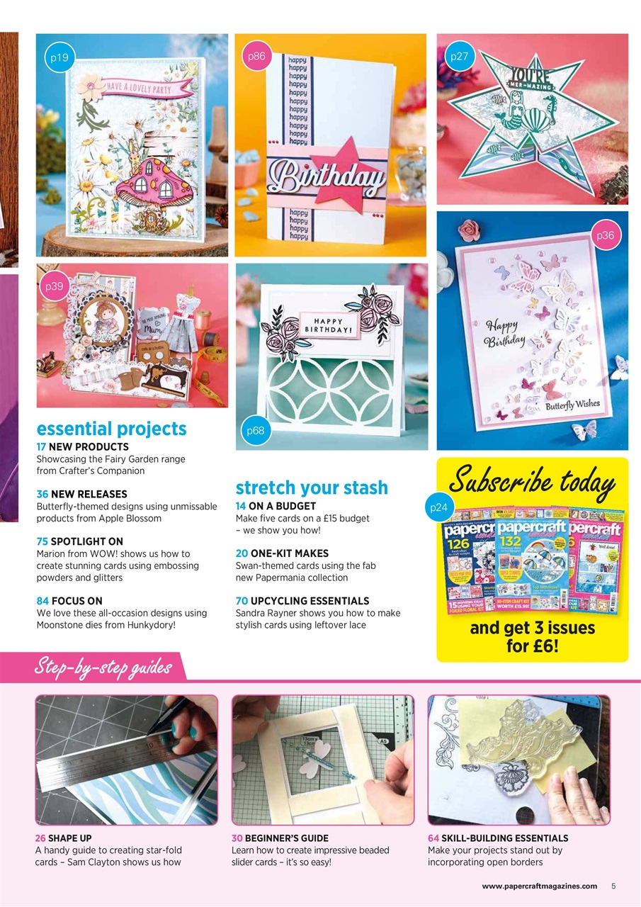 Papercraft Essentials Preview Pages