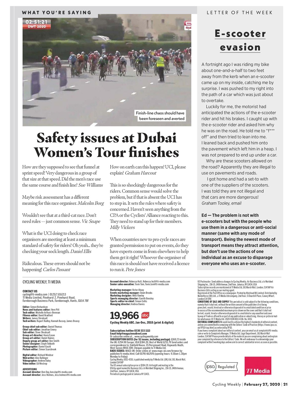 Cycling Weekly Preview Pages