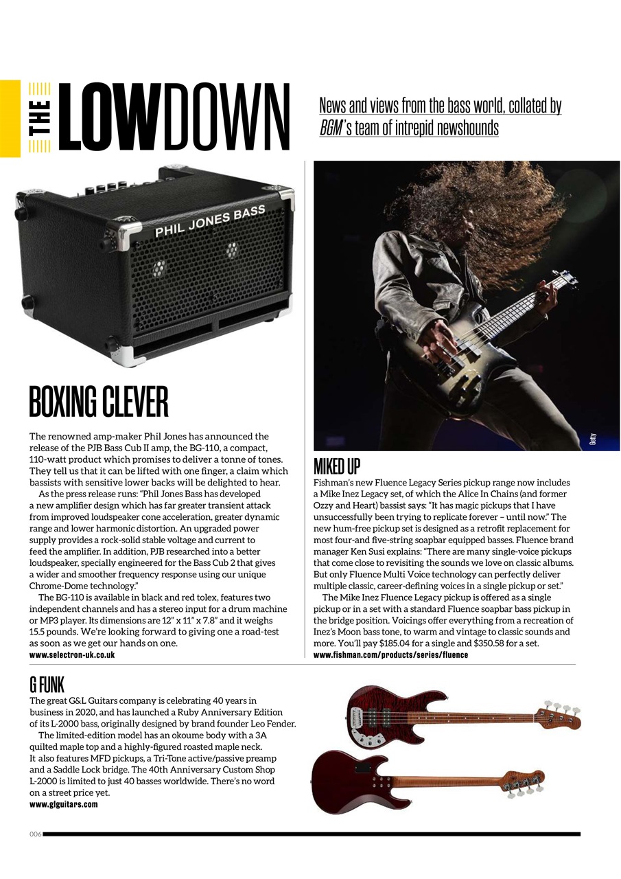 Bass Player UK Preview Pages