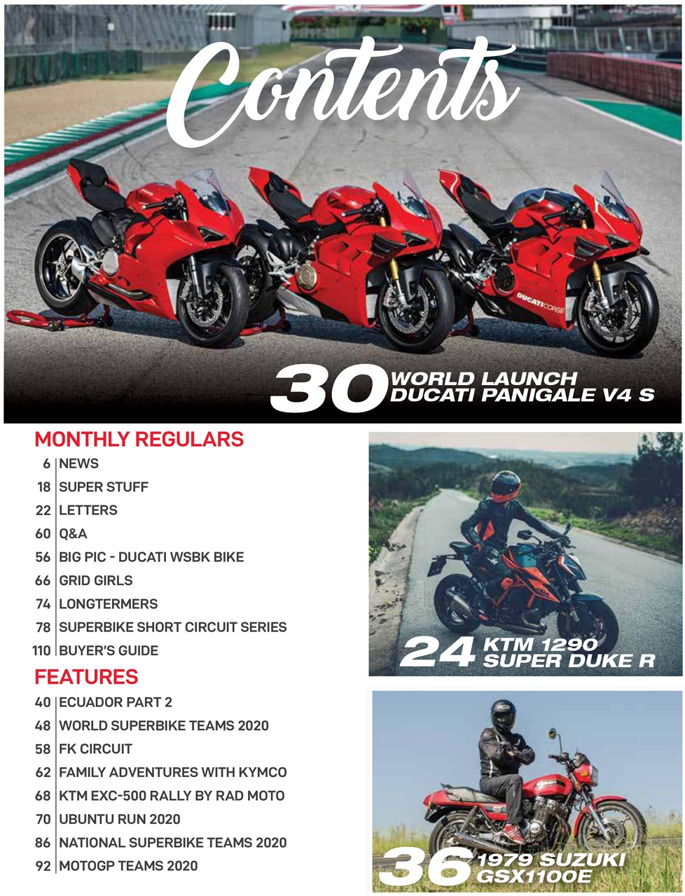 SuperBike South Africa Preview Pages